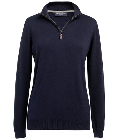 Brook Taverner BT2388 Ladies Taylor 1/4 Zip Jumper - COOZO