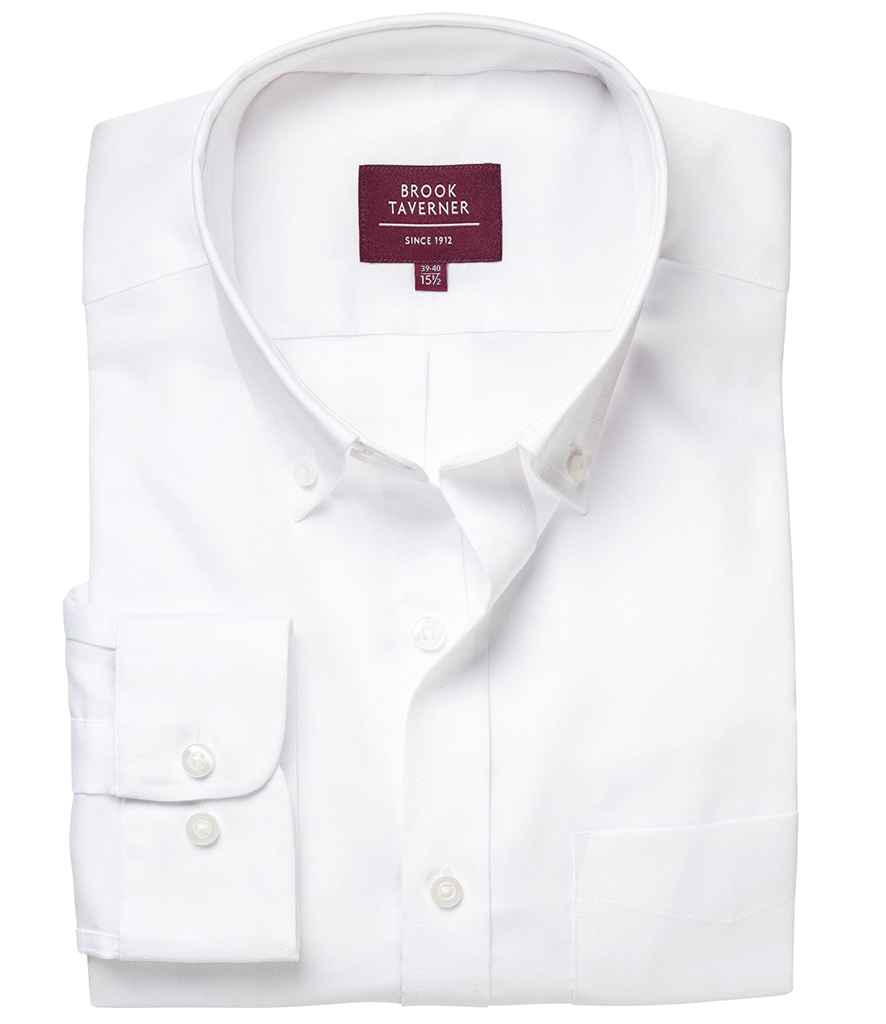 Brook Taverner BT4050 Whistler Long Sleeve Oxford Shirt - COOZO