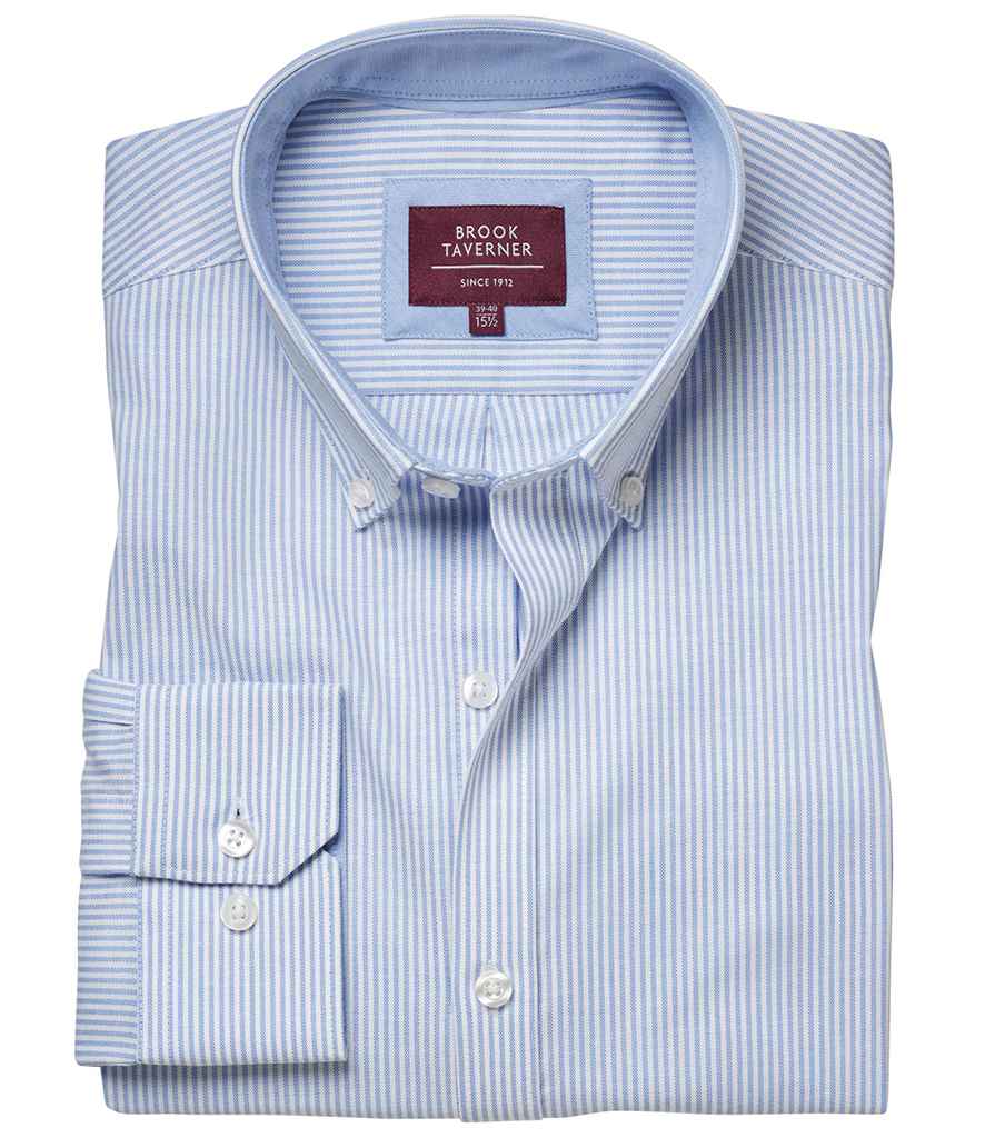 Brook Taverner BT4052 Lawrence Long Shirt Stretch Oxford Shirt - COOZO