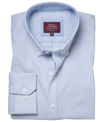 Brook Taverner BT4052 Lawrence Long Shirt Stretch Oxford Shirt - COOZO