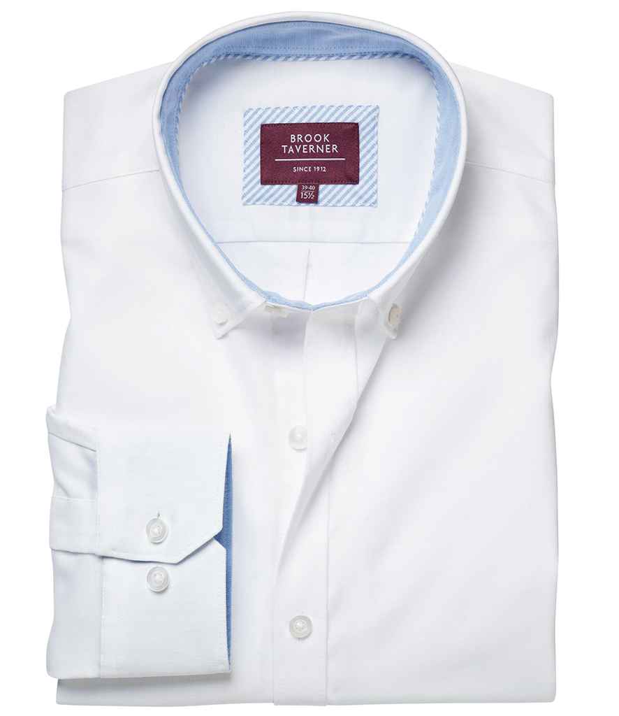 Brook Taverner BT4052 Lawrence Long Shirt Stretch Oxford Shirt - COOZO