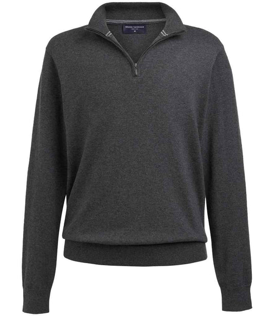 Brook Taverner BT4567 Copenhagen 1/4 Zip Jumper - COOZO