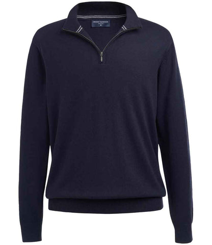 Brook Taverner BT4567 Copenhagen 1/4 Zip Jumper - COOZO