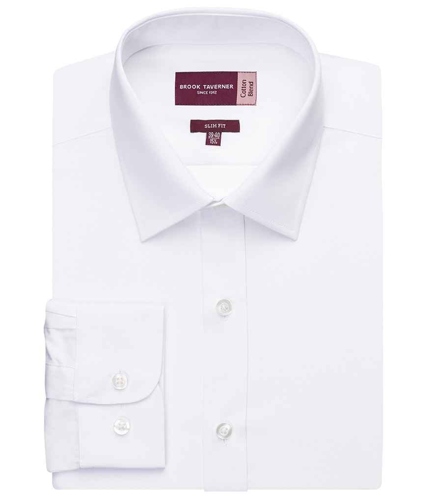 Brook Taverner BT7721 Pisa Long Sleeve Slim Fit Shirt - COOZO