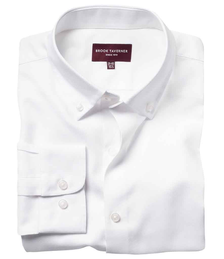 Brook Taverner BT7882 Toronto Long Sleeve Oxford Shirt - COOZO