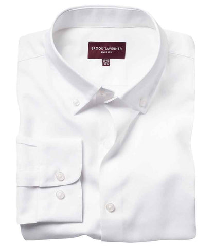 Brook Taverner BT7882 Toronto Long Sleeve Oxford Shirt - COOZO