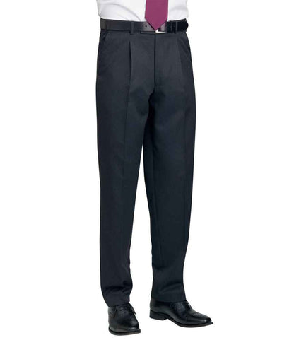 Brook Taverner BT8515 Delta single pleat trousers - COOZO