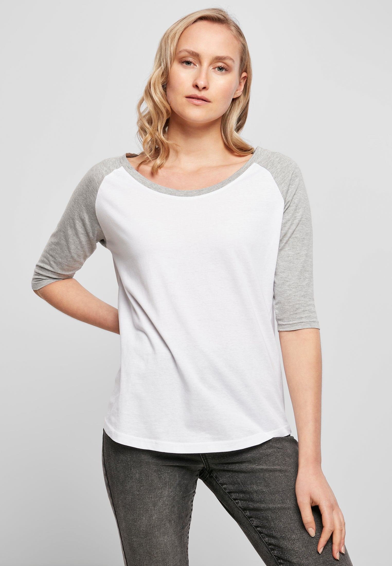 COOZO Ladies 3/4 Contrast Raglan T-Shirt - COOZO