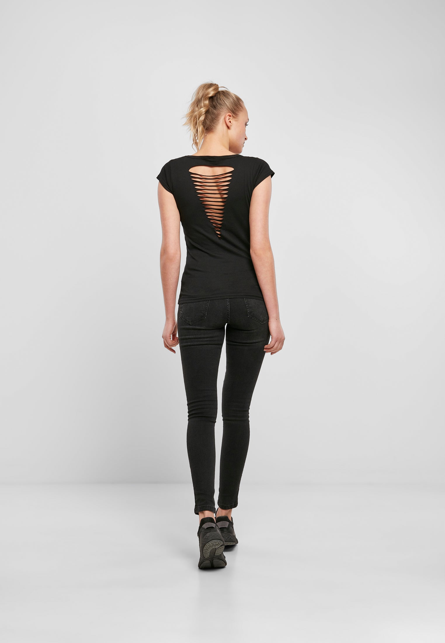 COOZO Ladies Back Cut T-Shirt - COOZO