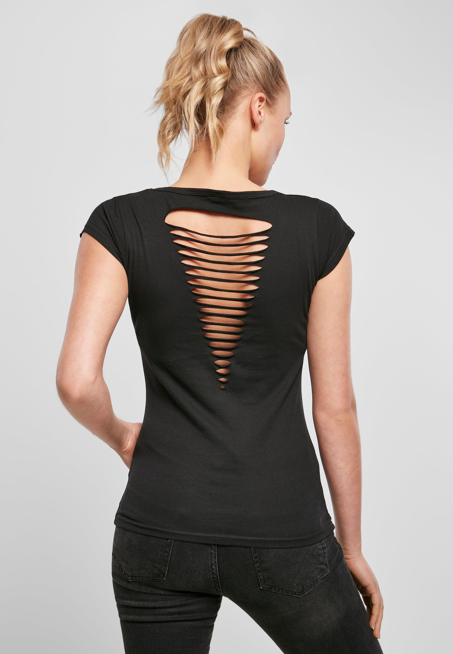 COOZO Ladies Back Cut T-Shirt - COOZO