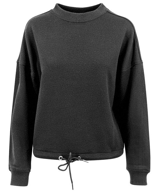 COOZO Ladies Oversize Crew Neck Sweatshirt - COOZO