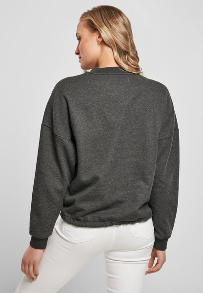 COOZO Ladies Oversize Crew Neck Sweatshirt - COOZO