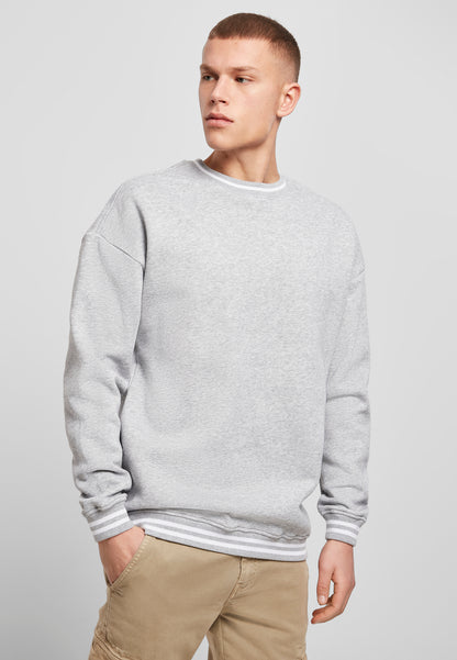 COOZO Mens College Crew Neck Sweatshirt - COOZO