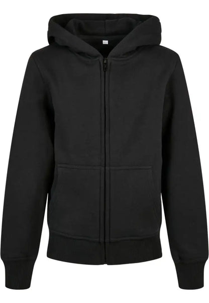 COOZO-Build your Brand Organic kids basic zip hoodie (BY188)