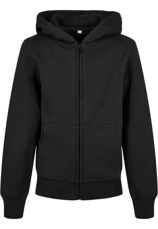 COOZO-Build your Brand Organic kids basic zip hoodie (BY188)
