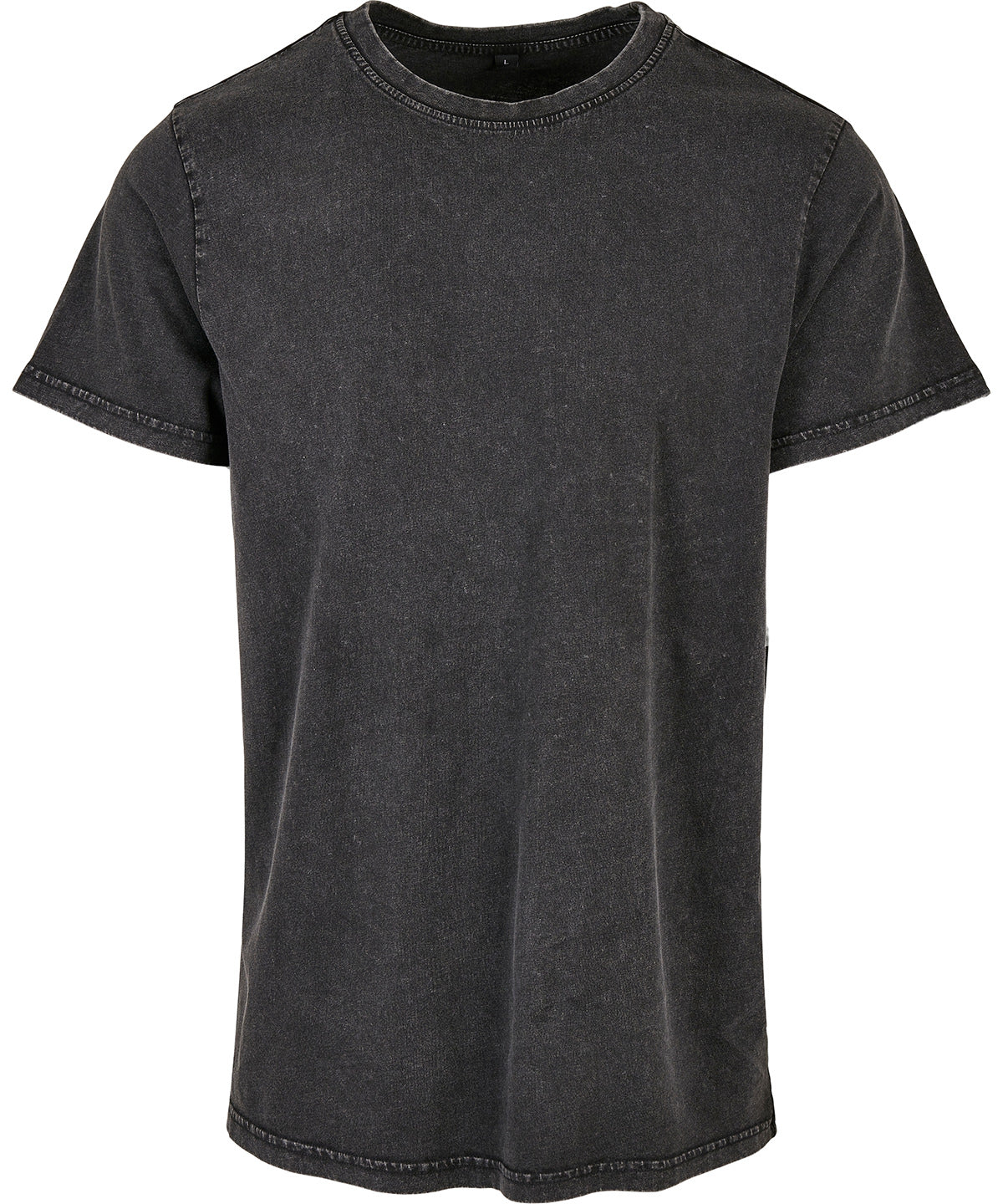 Build your BY190 Urban Brand Acid washed ribbed round neck tee 100% Cotton - COOZO
