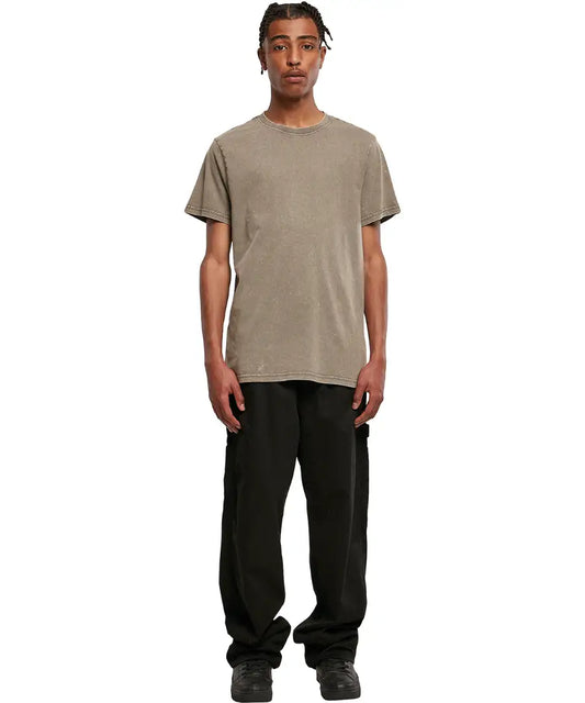 COOZO-Build your Brand Acid washed round neck tee ( BY190)