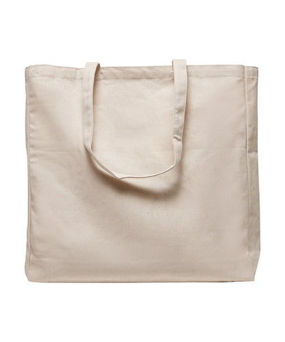 Build Your Brand BY202 Oversized canvas tote bag - COOZO