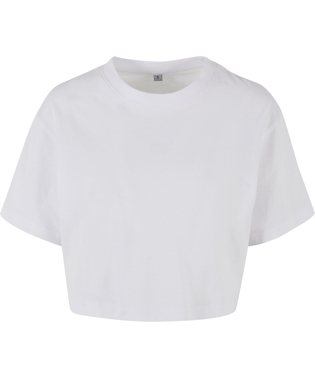 Build Your Brand BY264 100% Cotton Women’s short oversized sporty crew neck tee - COOZO