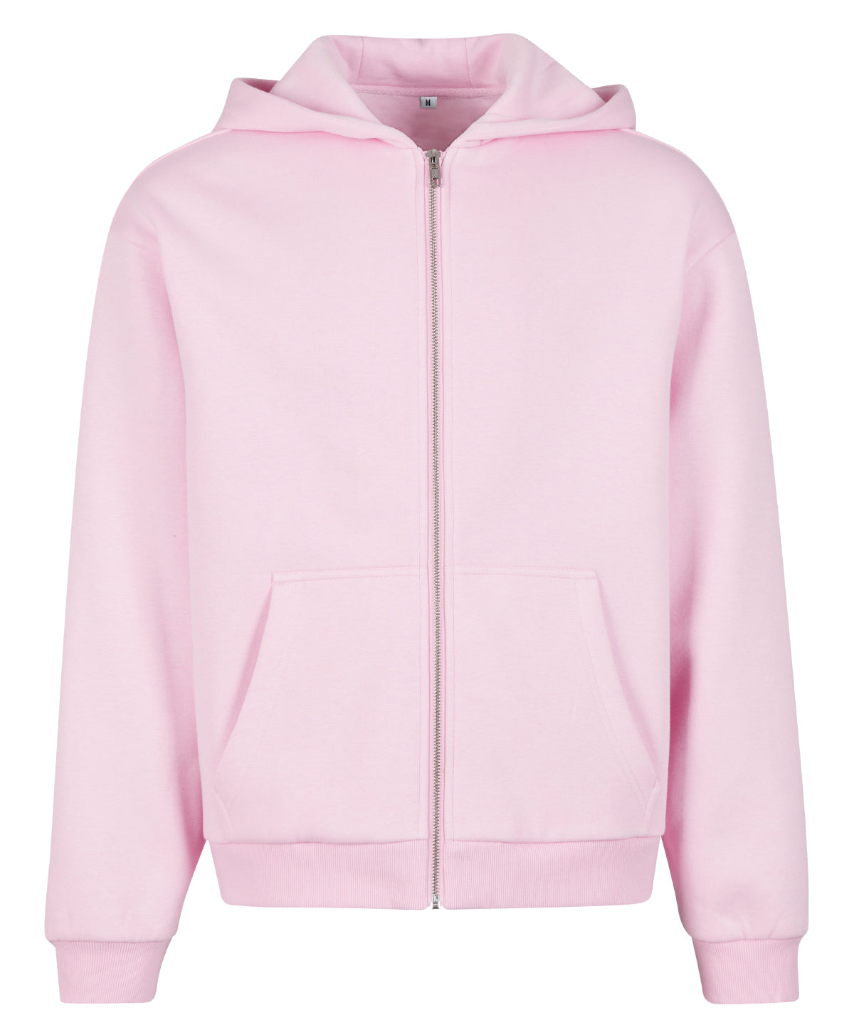 Build Your Brand BY285 Fluffy zip hoodie - COOZO