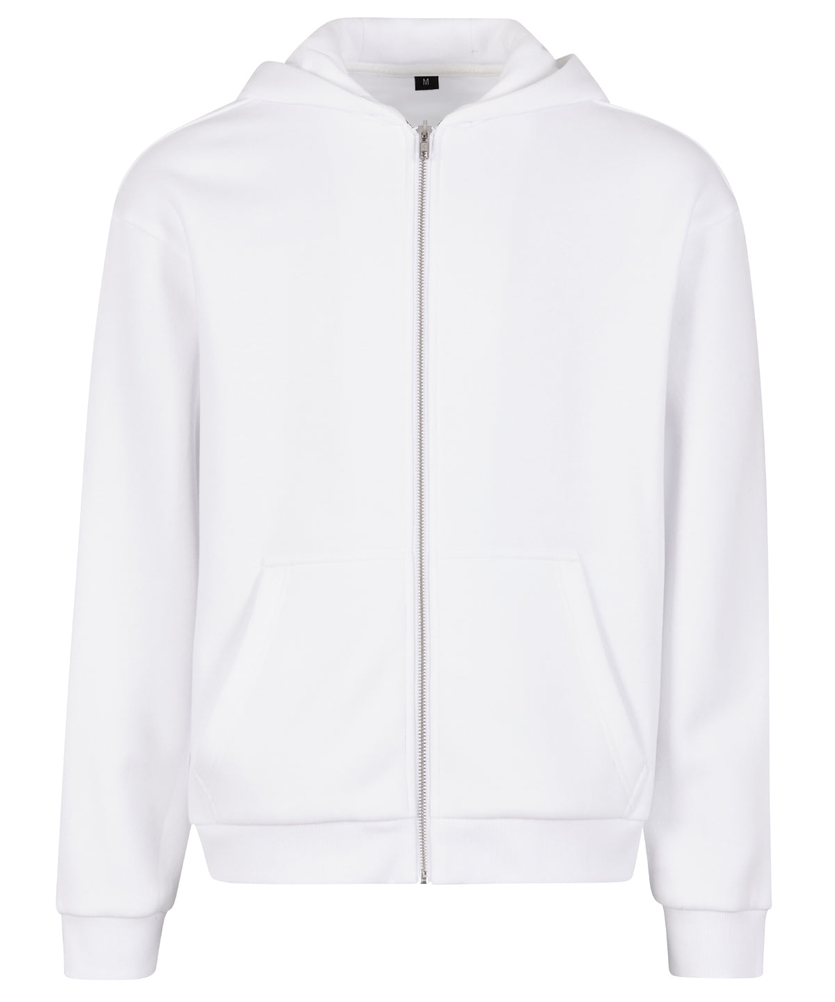 Build Your Brand BY285 Fluffy zip hoodie - COOZO