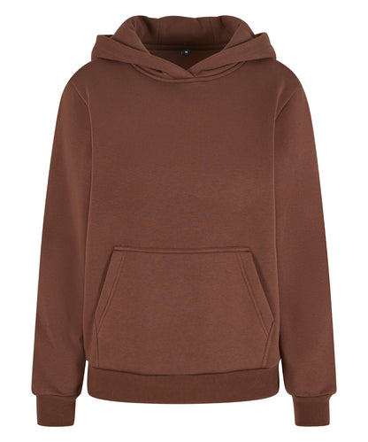 Build Your Brand BY289 Womens fluffy hoodie - COOZO