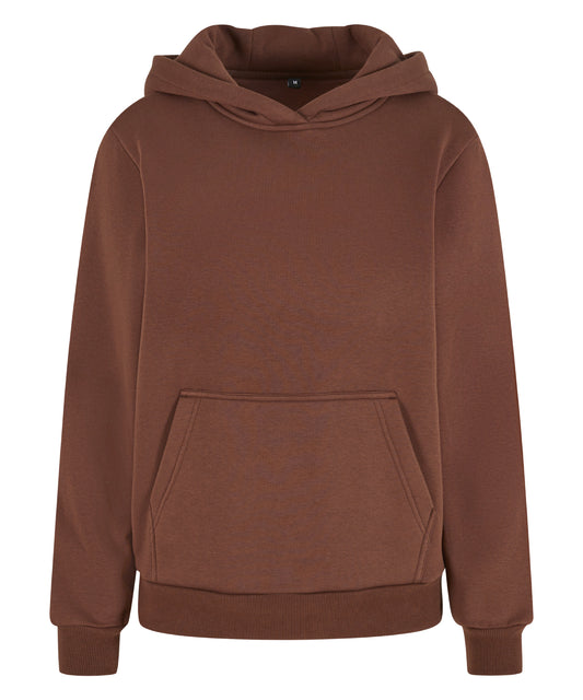 Build Your Brand BY289 Womens fluffy hoodie - COOZO