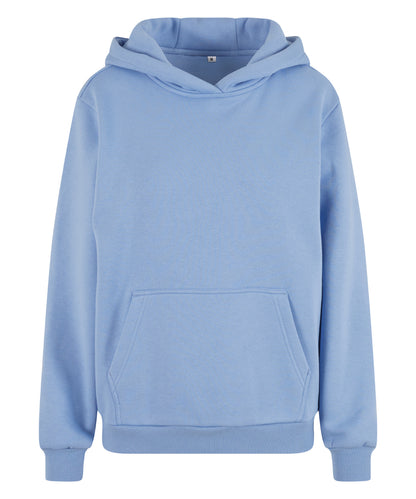 Build Your Brand BY289 Womens fluffy hoodie - COOZO