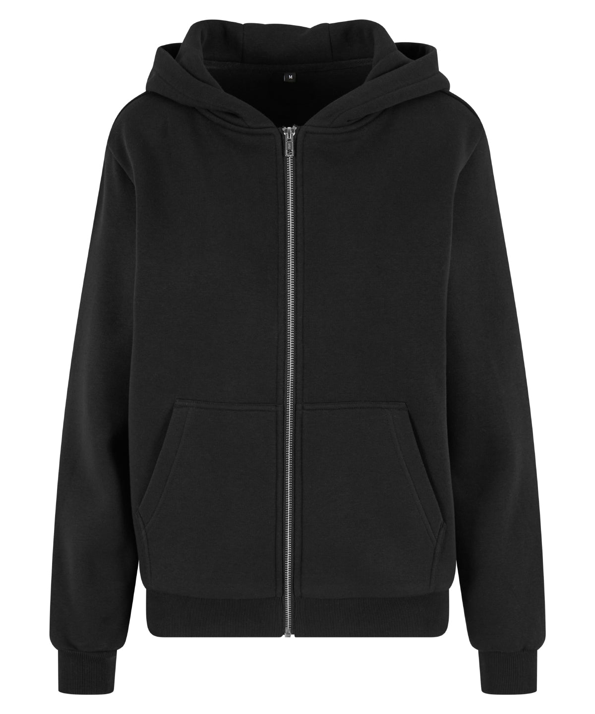 Build Your Brand BY290 Womens fluffy zip hoodie - COOZO