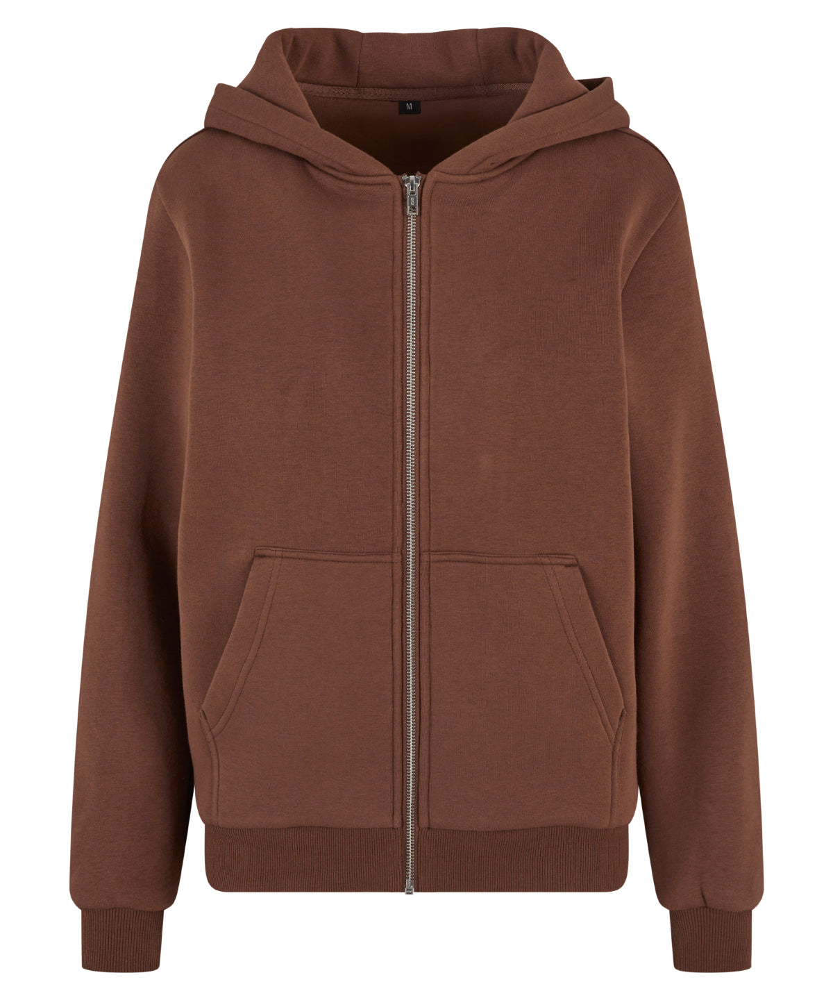 Build Your Brand BY290 Womens fluffy zip hoodie - COOZO