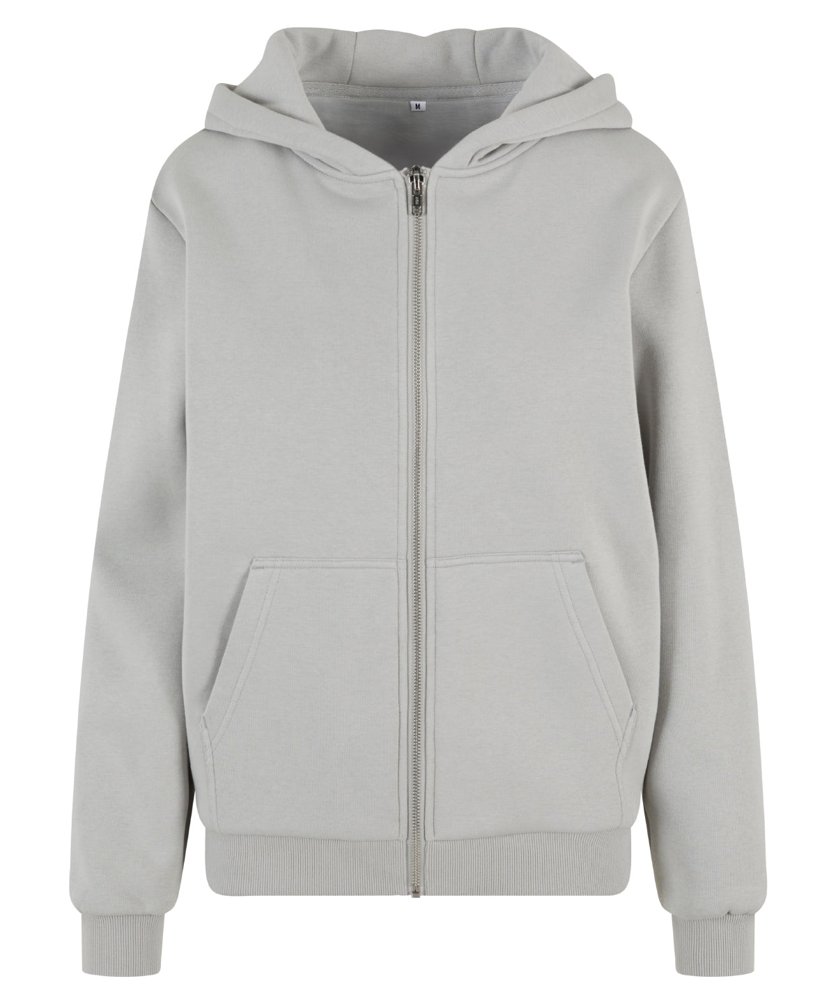 Build Your Brand BY290 Womens fluffy zip hoodie - COOZO