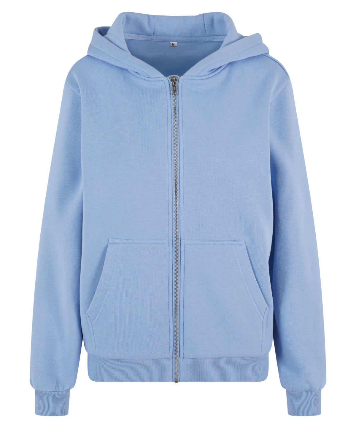 Build Your Brand BY290 Womens fluffy zip hoodie - COOZO