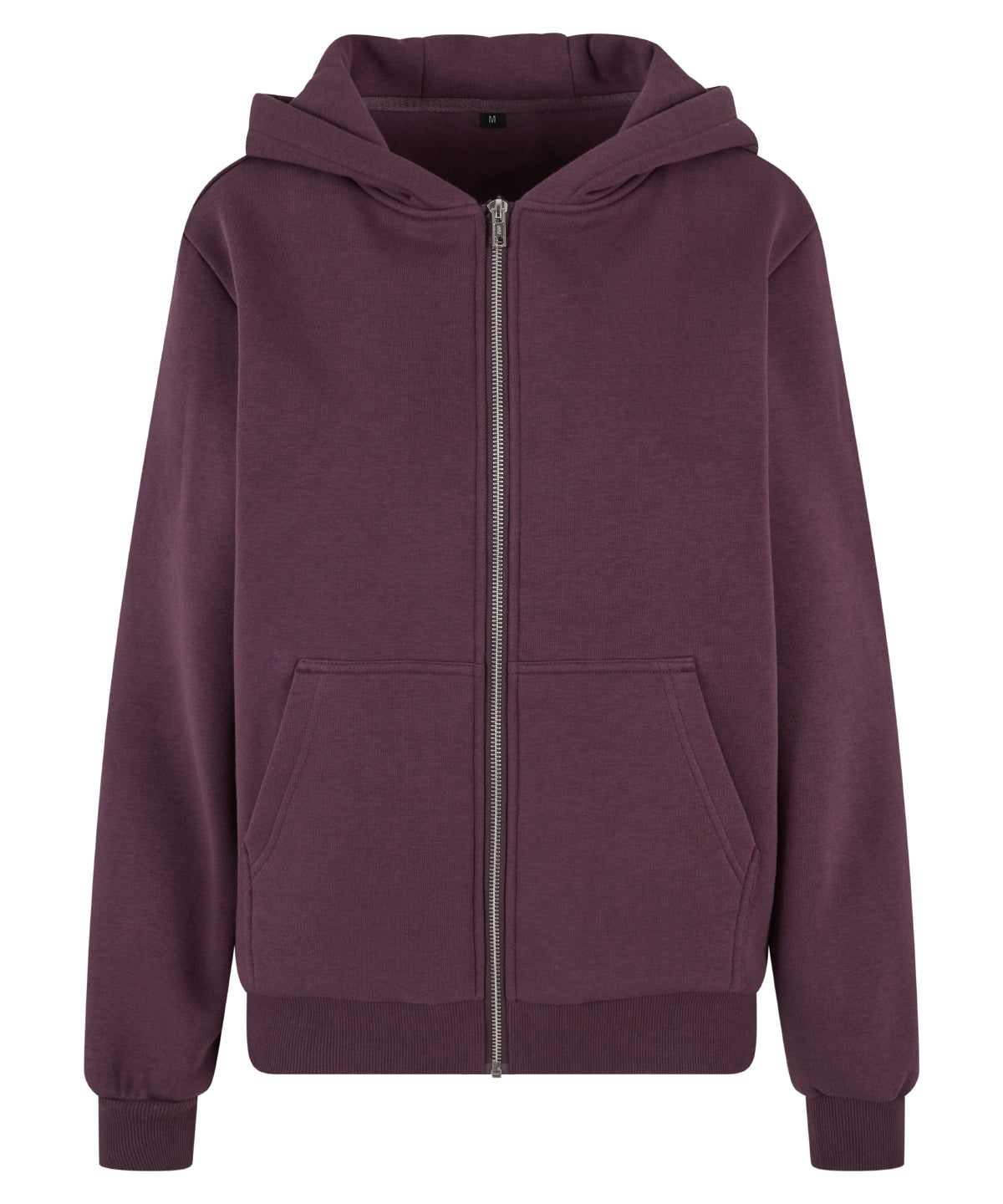 Build Your Brand BY290 Womens fluffy zip hoodie - COOZO