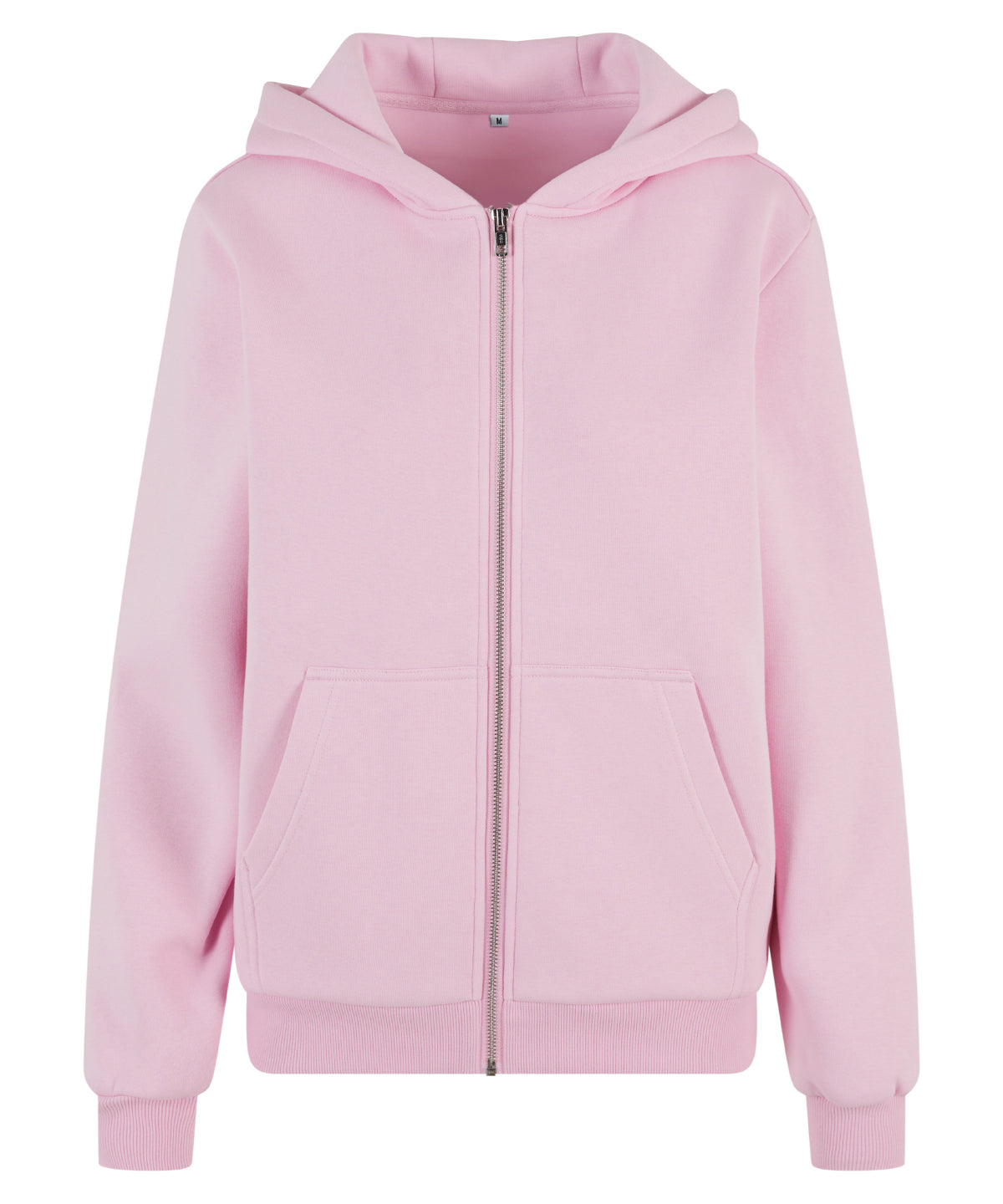 Build Your Brand BY290 Womens fluffy zip hoodie - COOZO