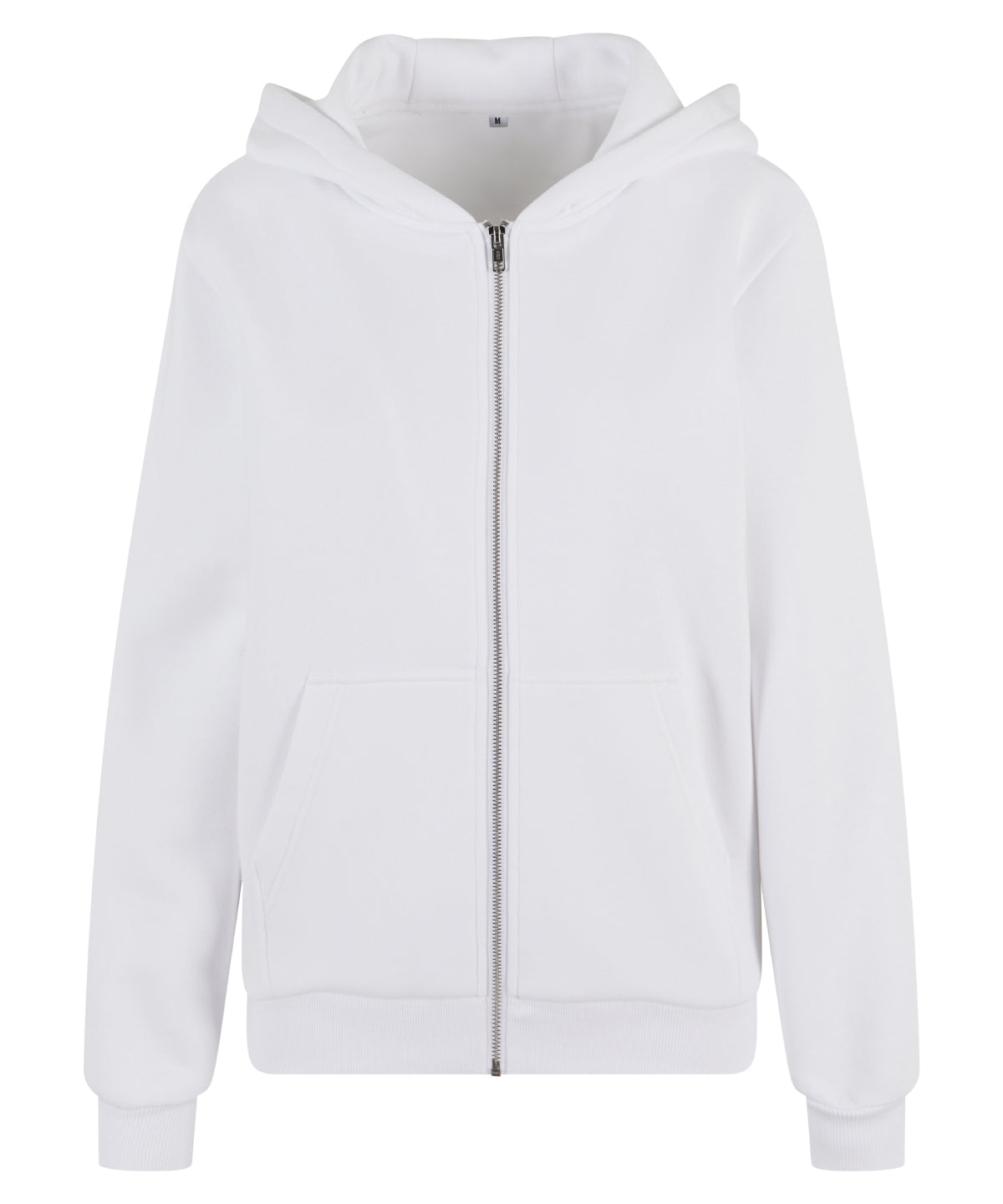 Build Your Brand BY290 Womens fluffy zip hoodie - COOZO