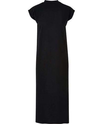 Build Your Brand BY302 Womens long extended shoulder dress - COOZO