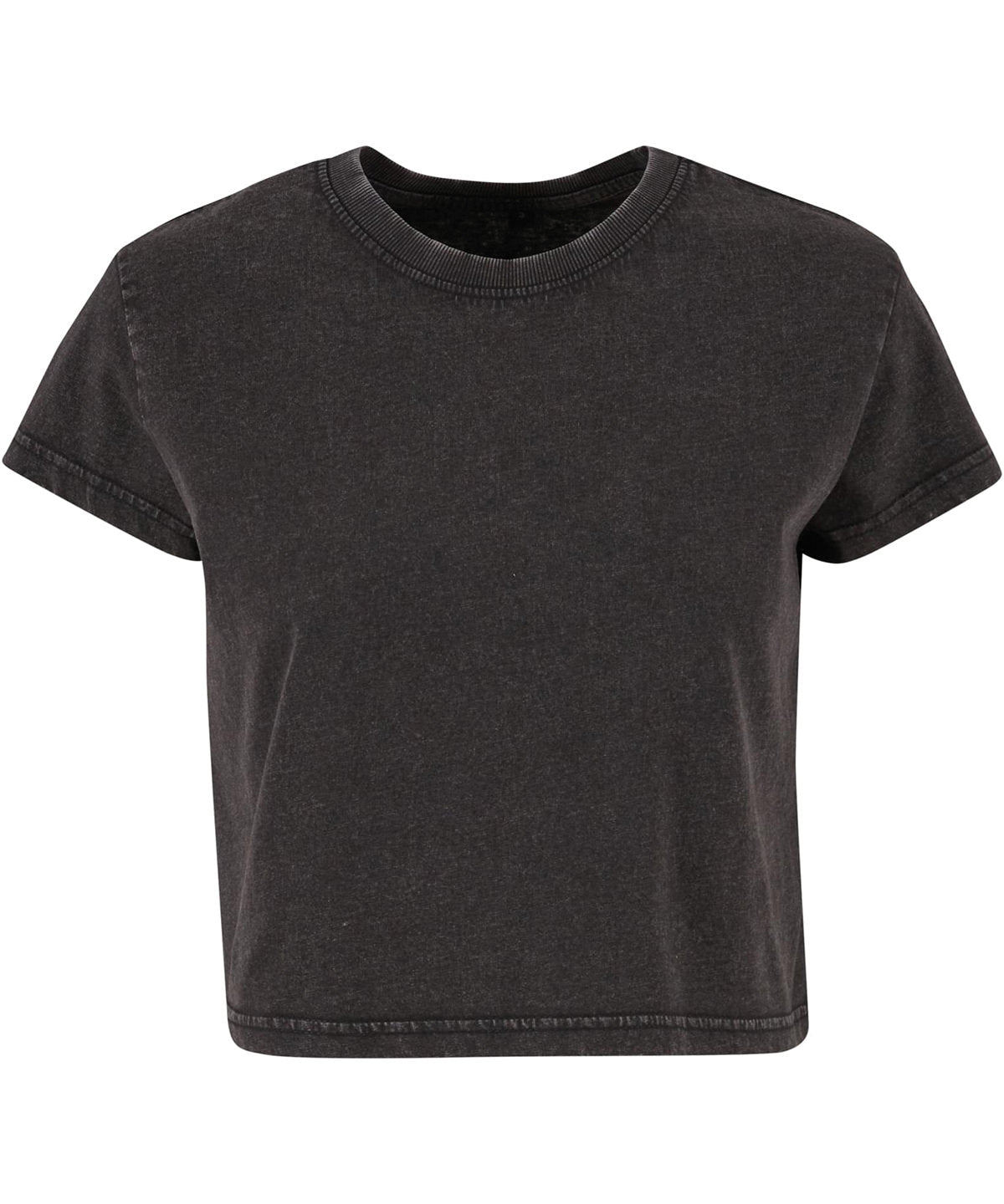 Build Your Brand BY305 Womens vintage cropped tee - COOZO
