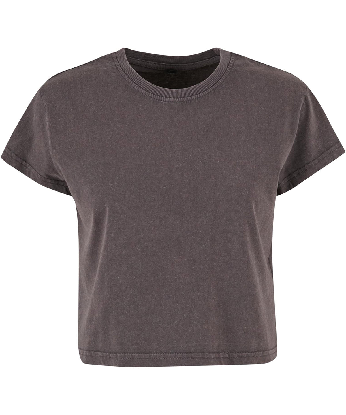 Build Your Brand BY305 Womens vintage cropped tee - COOZO