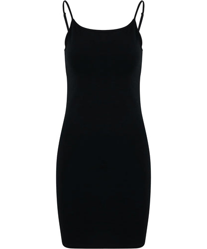 Build Your Brand BY313 Womens stretch Jersey slim dress - COOZO