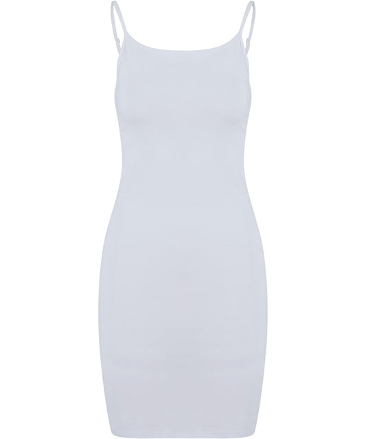 Build Your Brand BY313 Womens stretch Jersey slim dress - COOZO