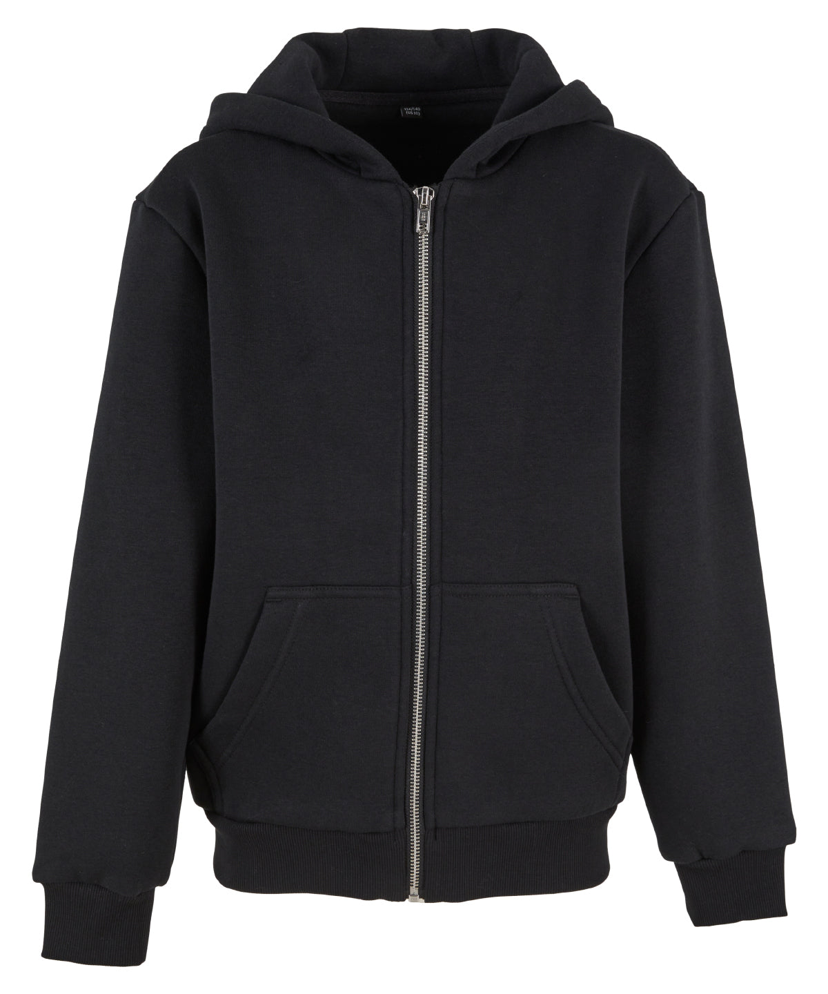Build Your Brand BY316 Kids fluffy zip hoodie - COOZO