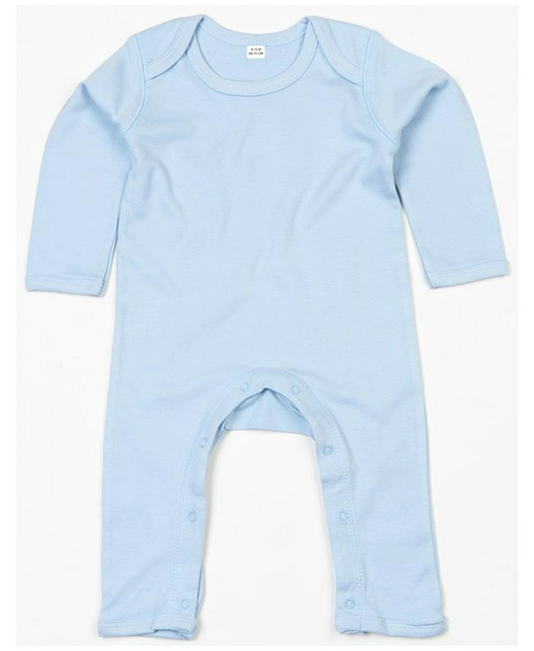 Babybugz BZ13 Baby Rompasuit 100% Cotton Long sleeved Envelope neck opening - COOZO