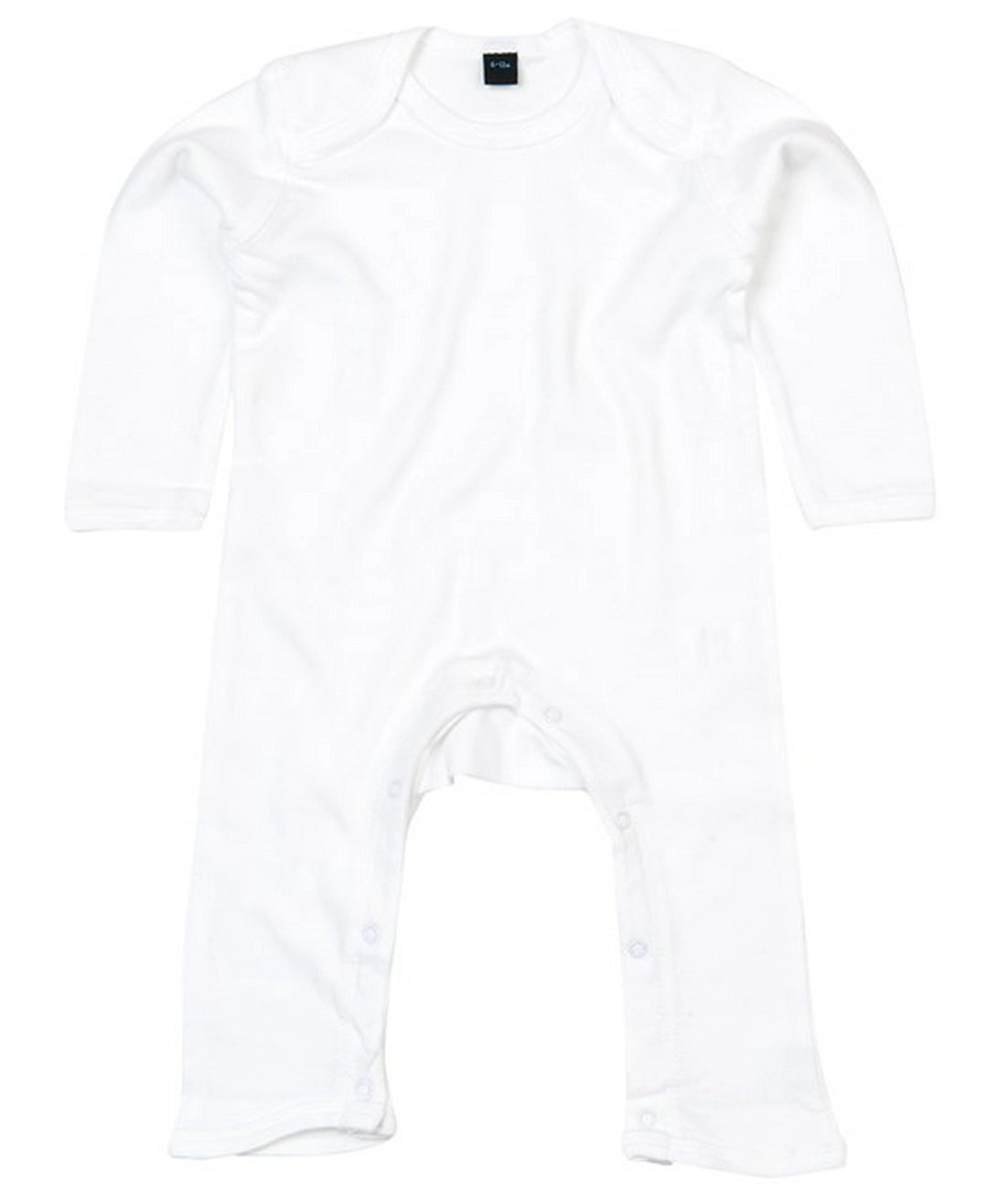 Babybugz BZ13 Baby Rompasuit 100% Cotton Long sleeved Envelope neck opening - COOZO