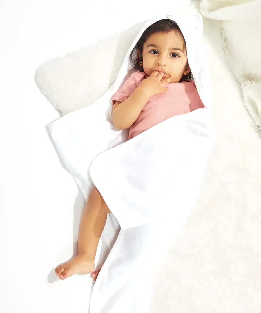 COOZO-Babybugs Baby organic hooded blanket (BZ24)