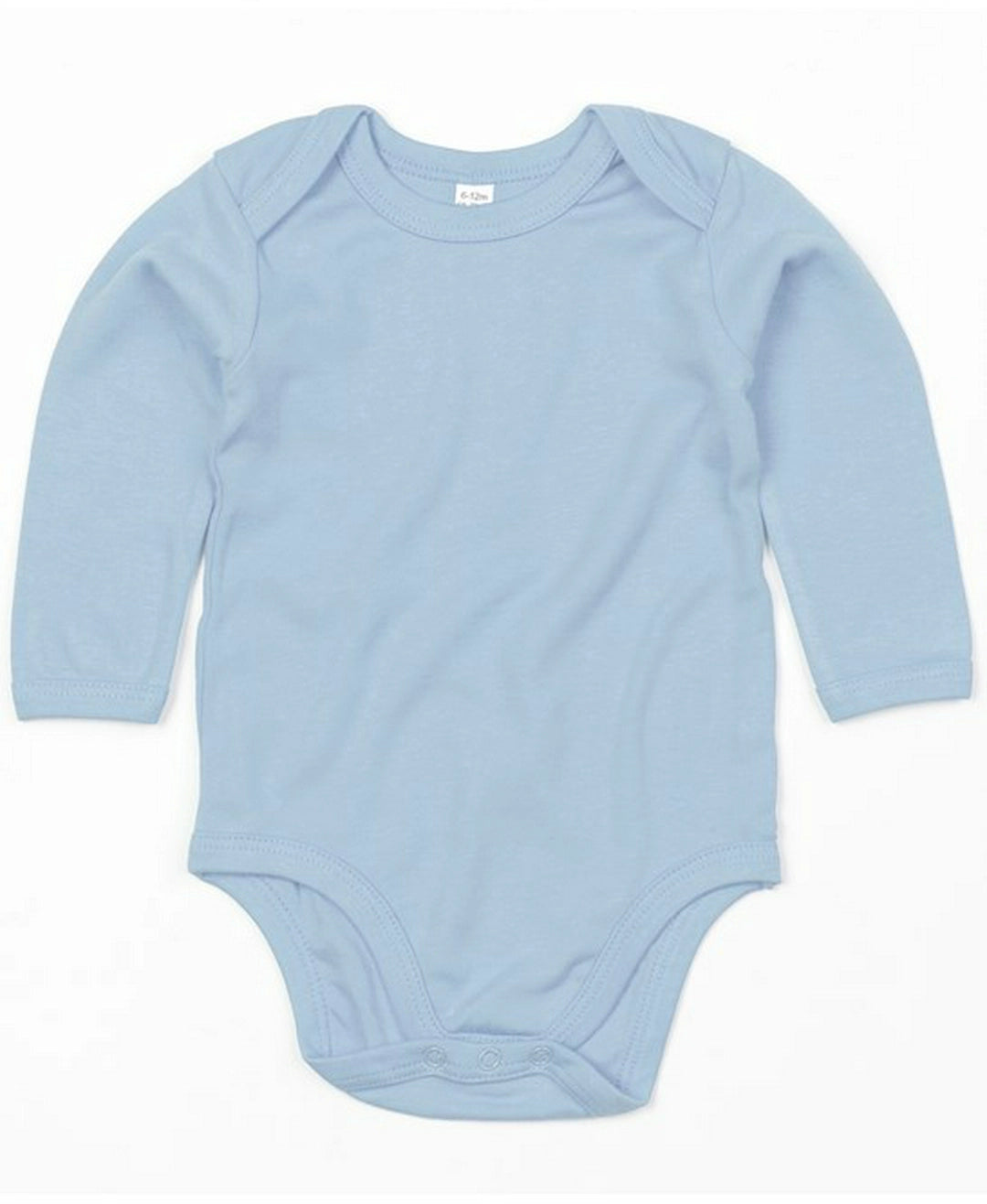 Babaybugs Baby Long Sleeve Bodysuit envelope neckline 100% Organic cotton (BZ30) - COOZO