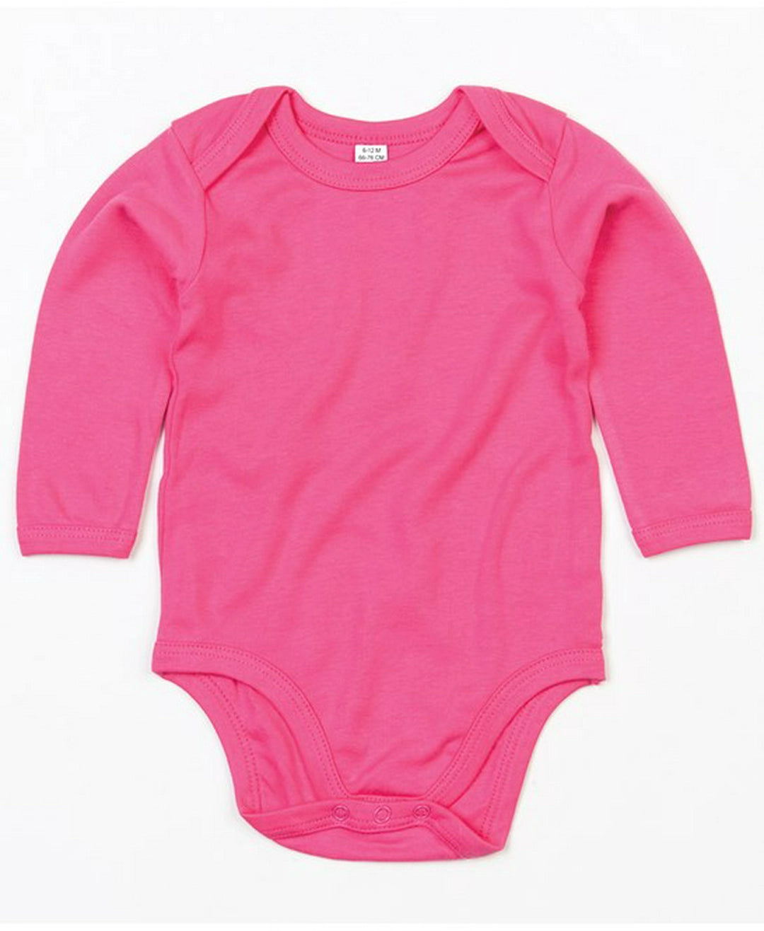 Babaybugs Baby Long Sleeve Bodysuit envelope neckline 100% Organic cotton (BZ30) - COOZO