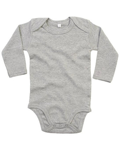 Babaybugs Baby Long Sleeve Bodysuit envelope neckline 100% Organic cotton (BZ30) - COOZO