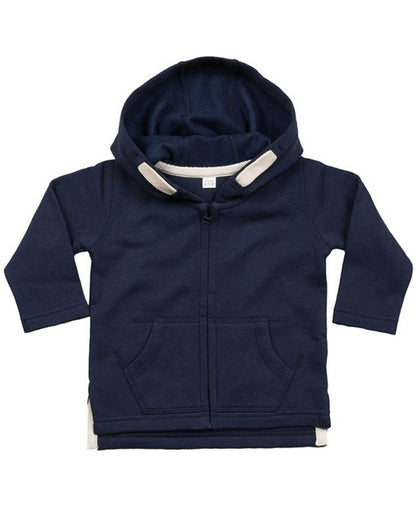 Babaybugs Baby Soft and cosy baby zip through hoodie 3-piece hood £¨BZ32£© - COOZO