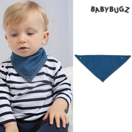 COOZO-Babaybugz Baby Rocks Denim Bandana Bib £¨BZ55£©