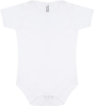 Casual Classics C800T Envelope Neck Baby Body Suit Short Sleeves Childrens 180gsm 100% Cotton - COOZO
